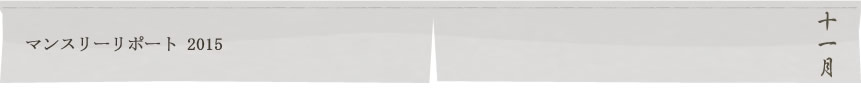 マンスリーリポート